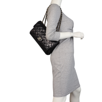 Chanel CC Three-Pouch Flap Bag