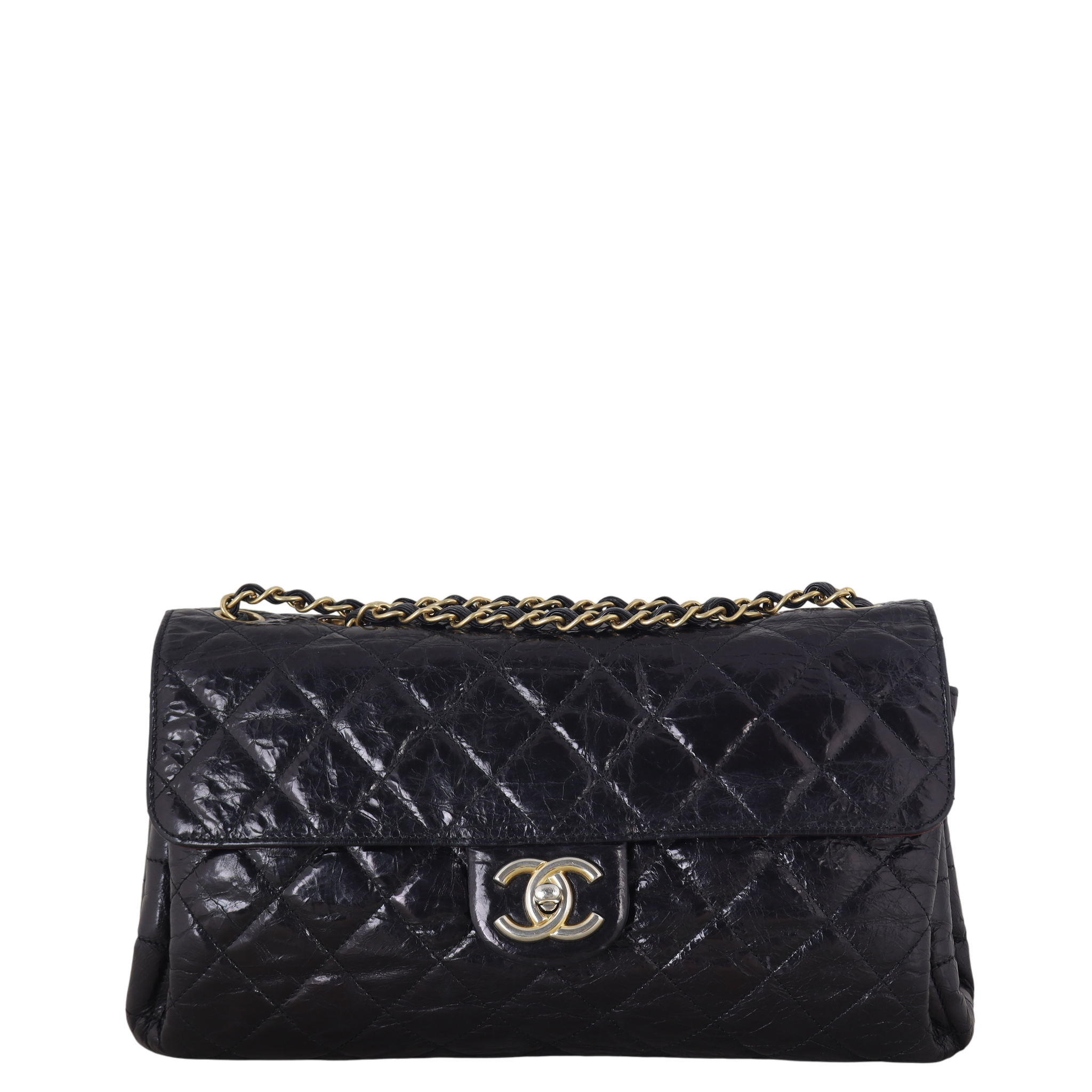 Chanel CC Three-Pouch Flap Bag