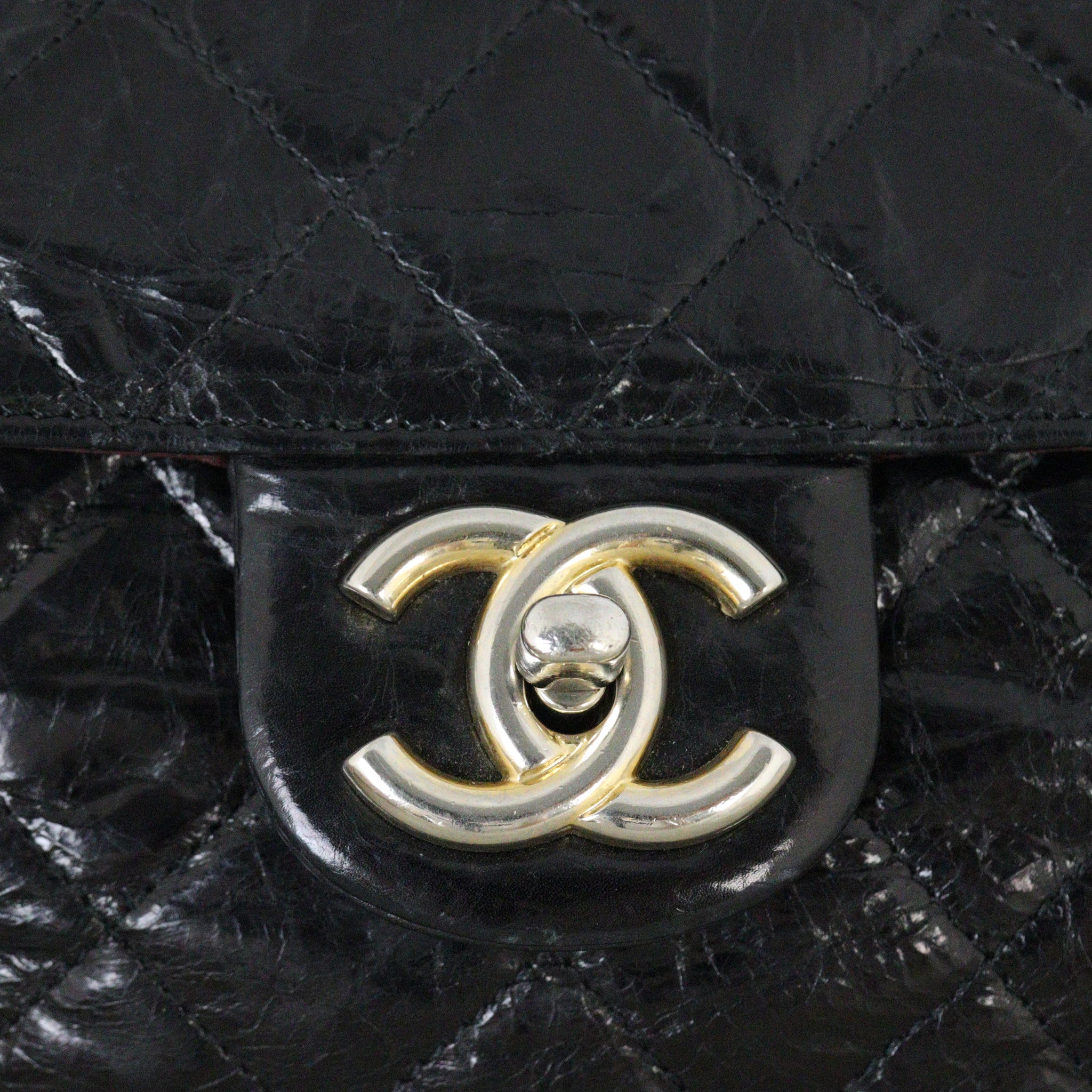 Chanel CC Three-Pouch Flap Bag