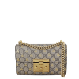Gucci GG Supreme Bees Padlock Shoulder Bag