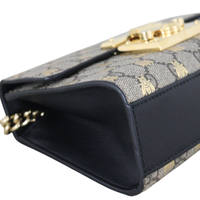 Gucci GG Supreme Bees Padlock Shoulder Bag