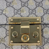 Gucci GG Supreme Bees Padlock Shoulder Bag