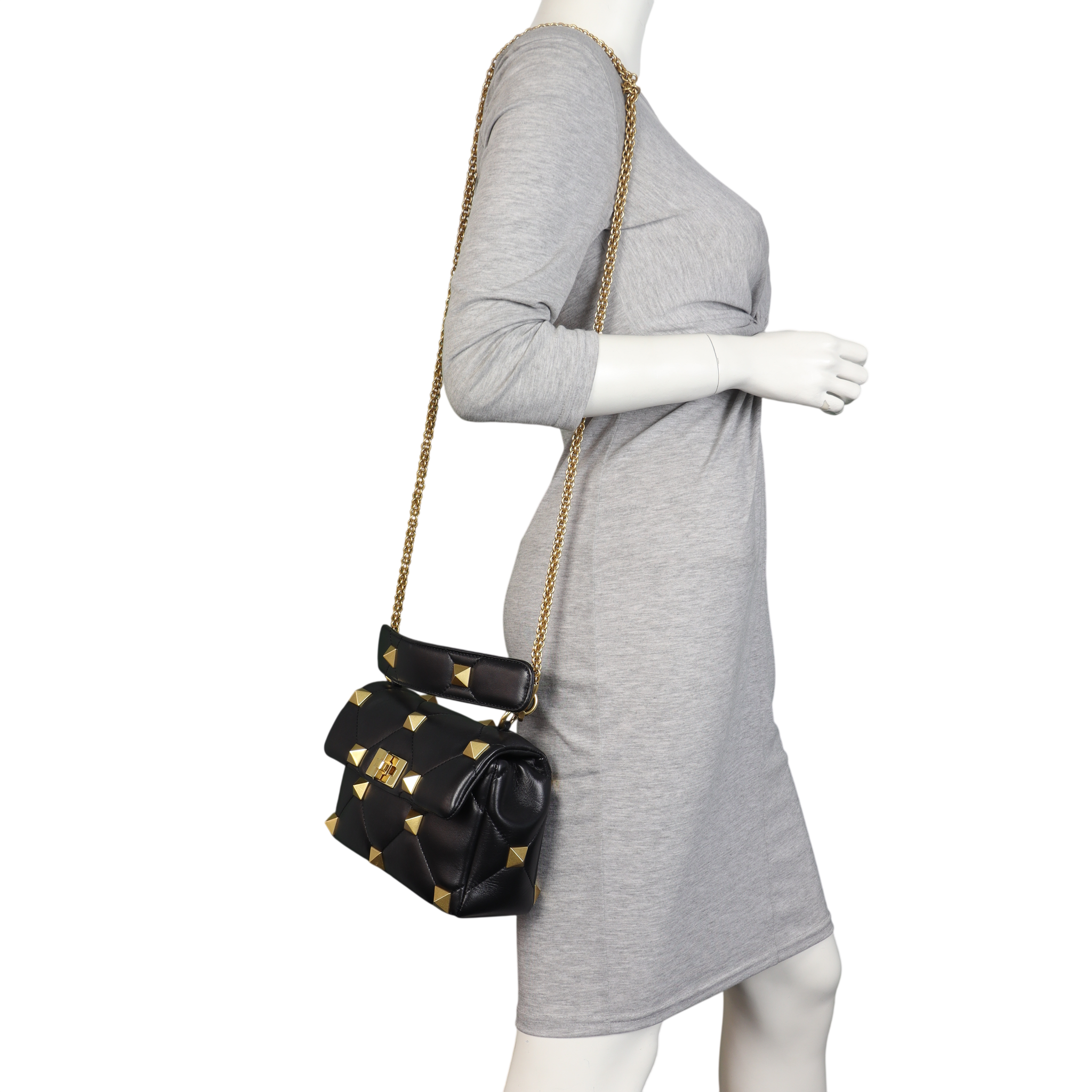 Valentino Roman Stud Shoulder Bag Medium