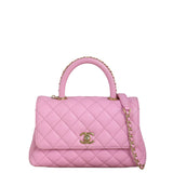 Chanel Coco Chain Top Handle Mini Bag