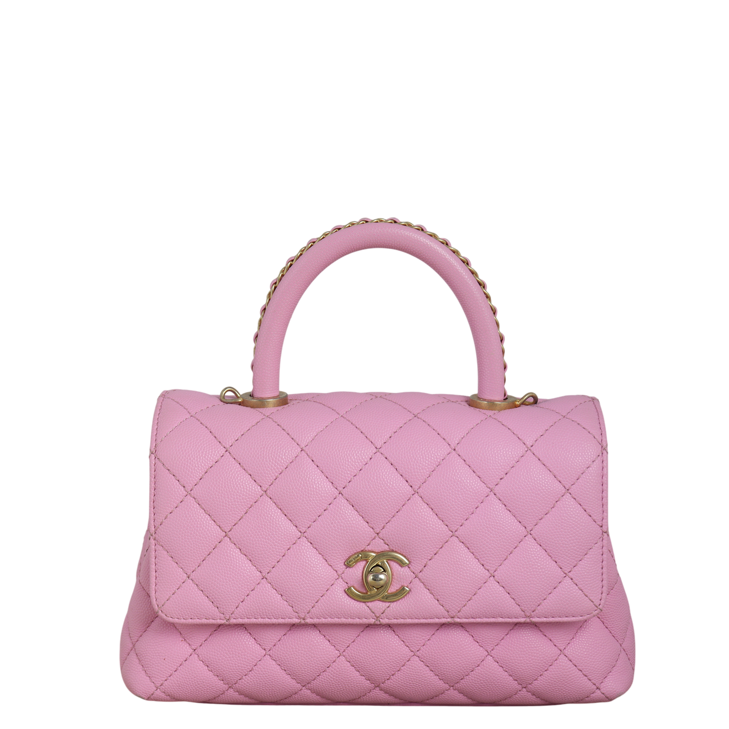 Chanel Coco Chain Top Handle Mini Bag