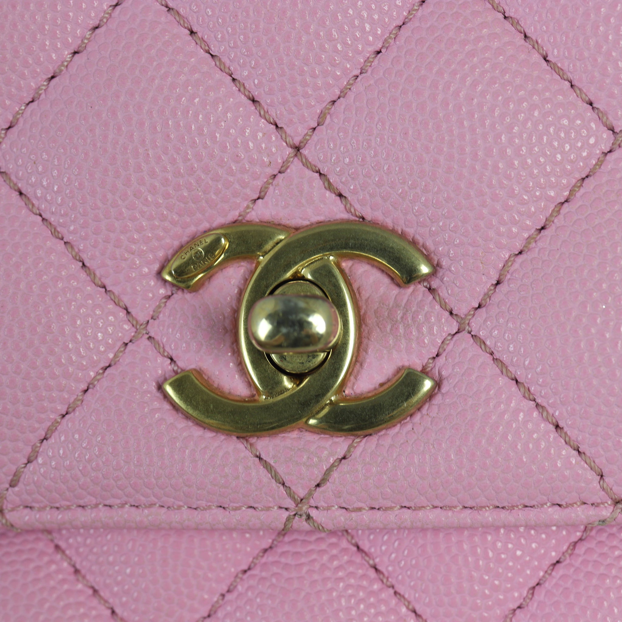 Chanel Coco Chain Top Handle Mini Bag