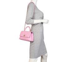 Chanel Coco Chain Top Handle Mini Bag