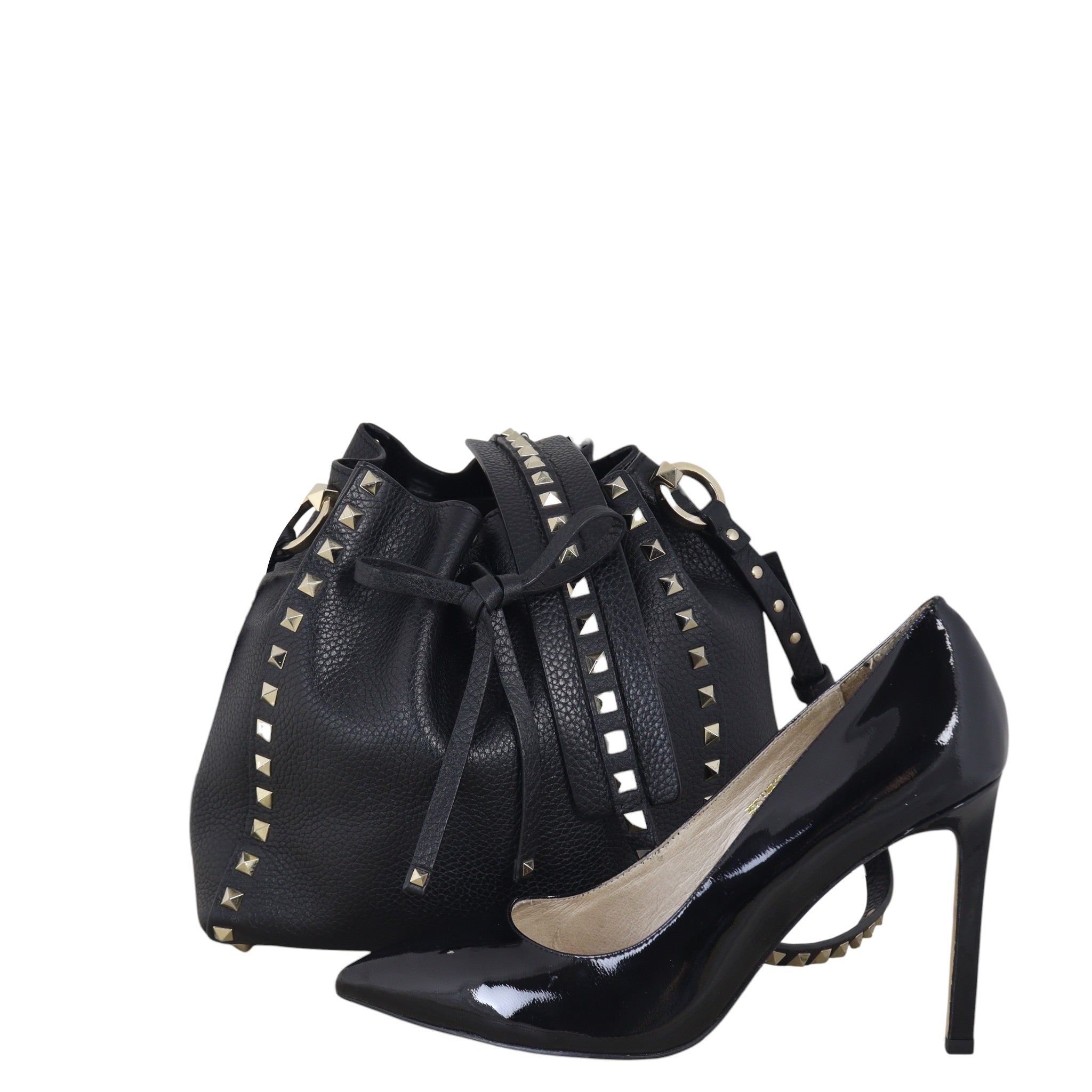 Valentino Rockstud Bucket Bag