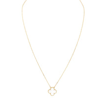 Van Cleef & Arpels Vintage Alhambra Mother of Pearl 18k Yellow Gold Necklace