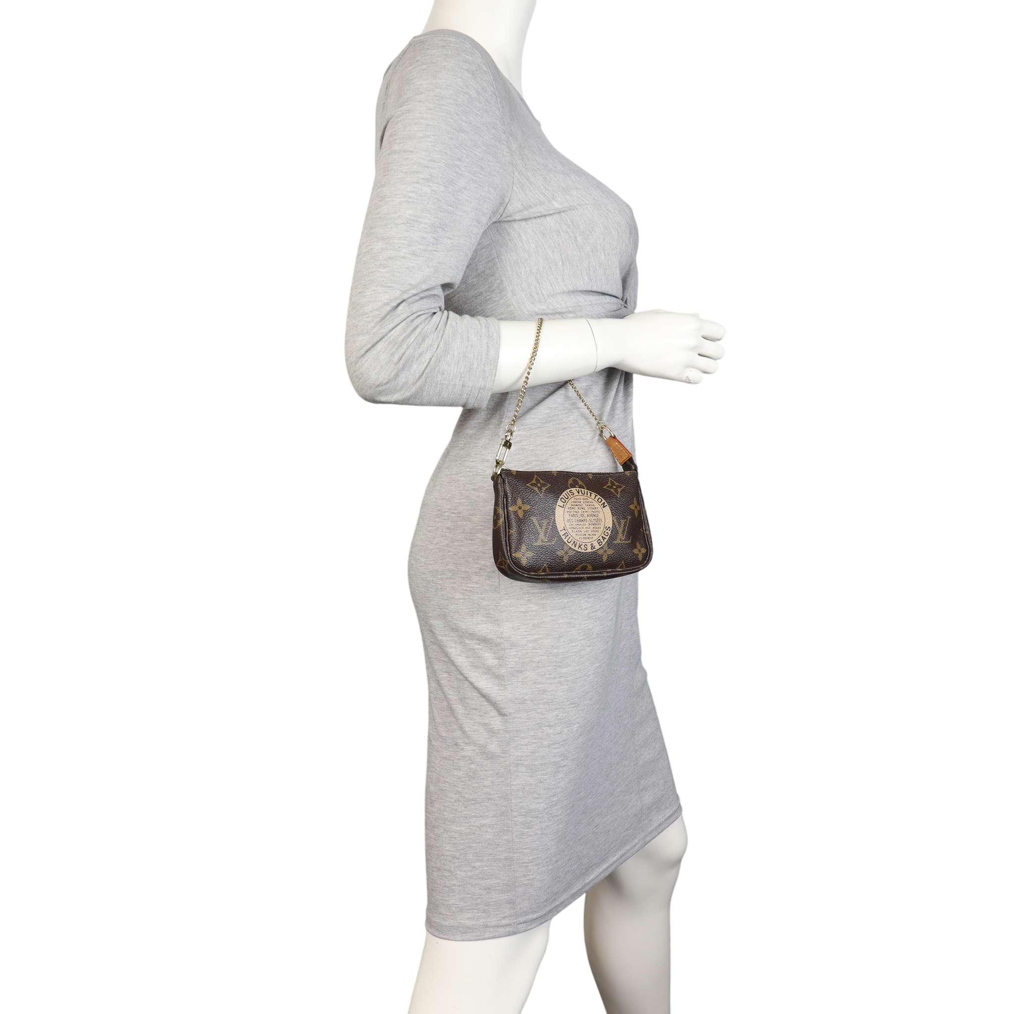 Louis Vuitton Mini Pochette Accessoires Monogram Trunks & Bags