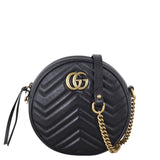 Gucci GG Marmont Round Chain Shoulder Bag