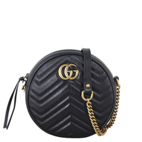 Gucci GG Marmont Round Chain Shoulder Bag