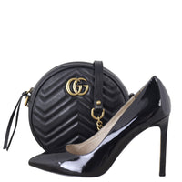 Gucci GG Marmont Round Chain Shoulder Bag