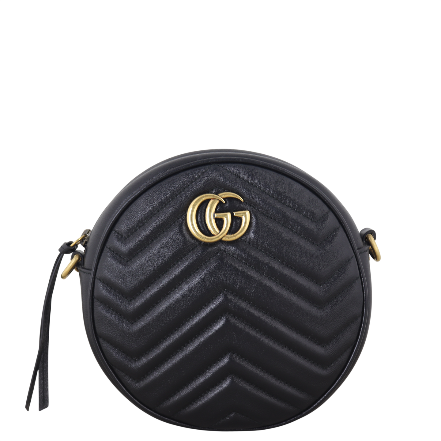 Gucci GG Marmont Round Chain Shoulder Bag