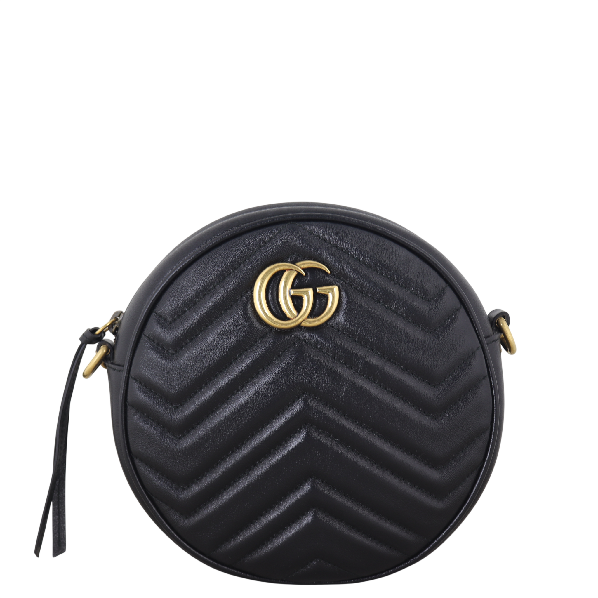Gucci GG Marmont Round Chain Shoulder Bag