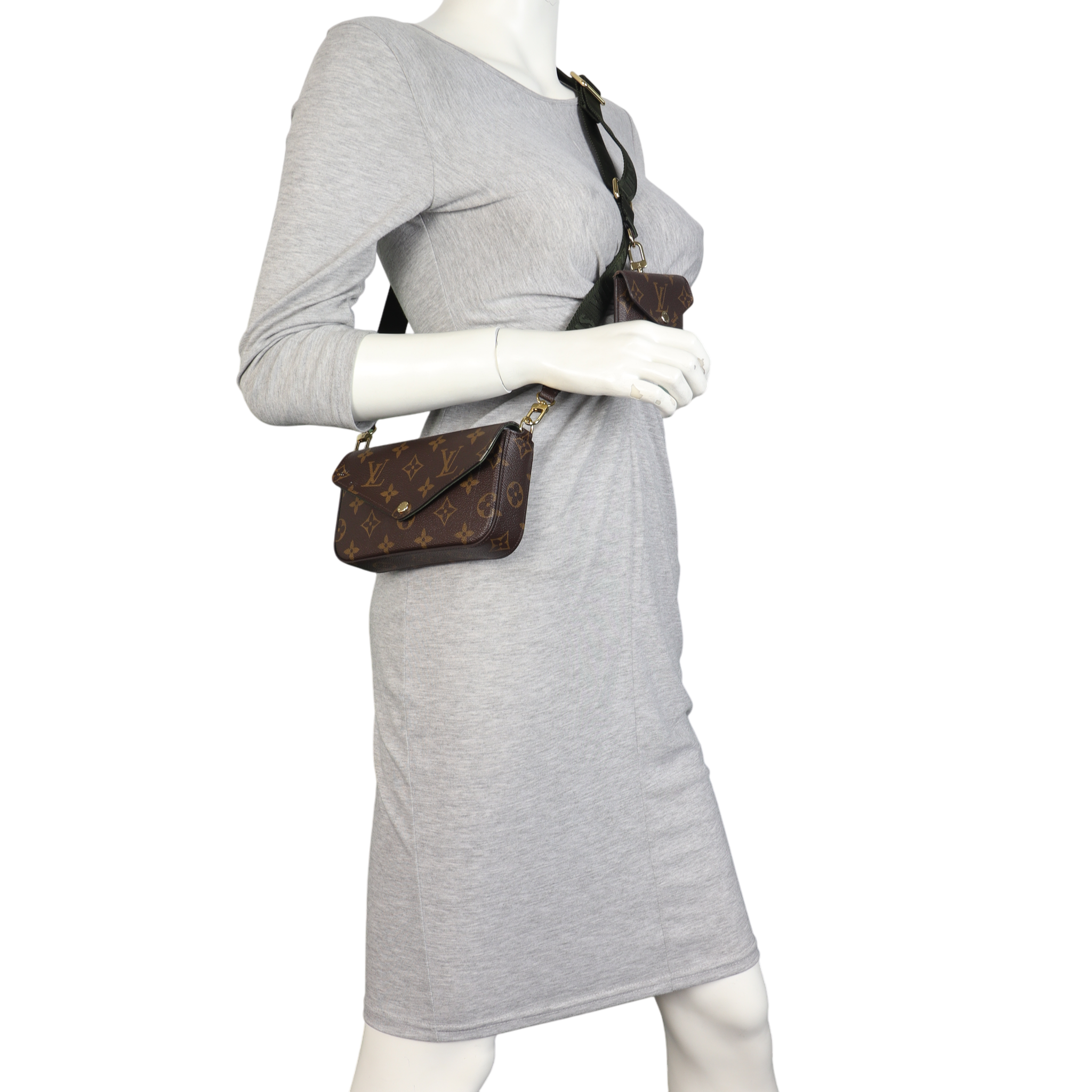 Louis Vuitton Felicie Strap & Go Monogram