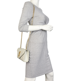 Saint Laurent Monogram Mix Matelasse Envelope Chain Bag Small