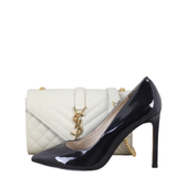 Saint Laurent Monogram Mix Matelasse Envelope Chain Bag Small