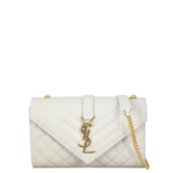 Saint Laurent Monogram Mix Matelasse Envelope Chain Bag Small