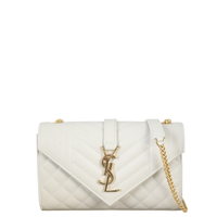Saint Laurent Monogram Mix Matelasse Envelope Chain Bag Small