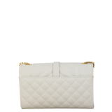 Saint Laurent Monogram Mix Matelasse Envelope Chain Bag Small