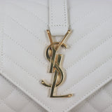 Saint Laurent Monogram Mix Matelasse Envelope Chain Bag Small