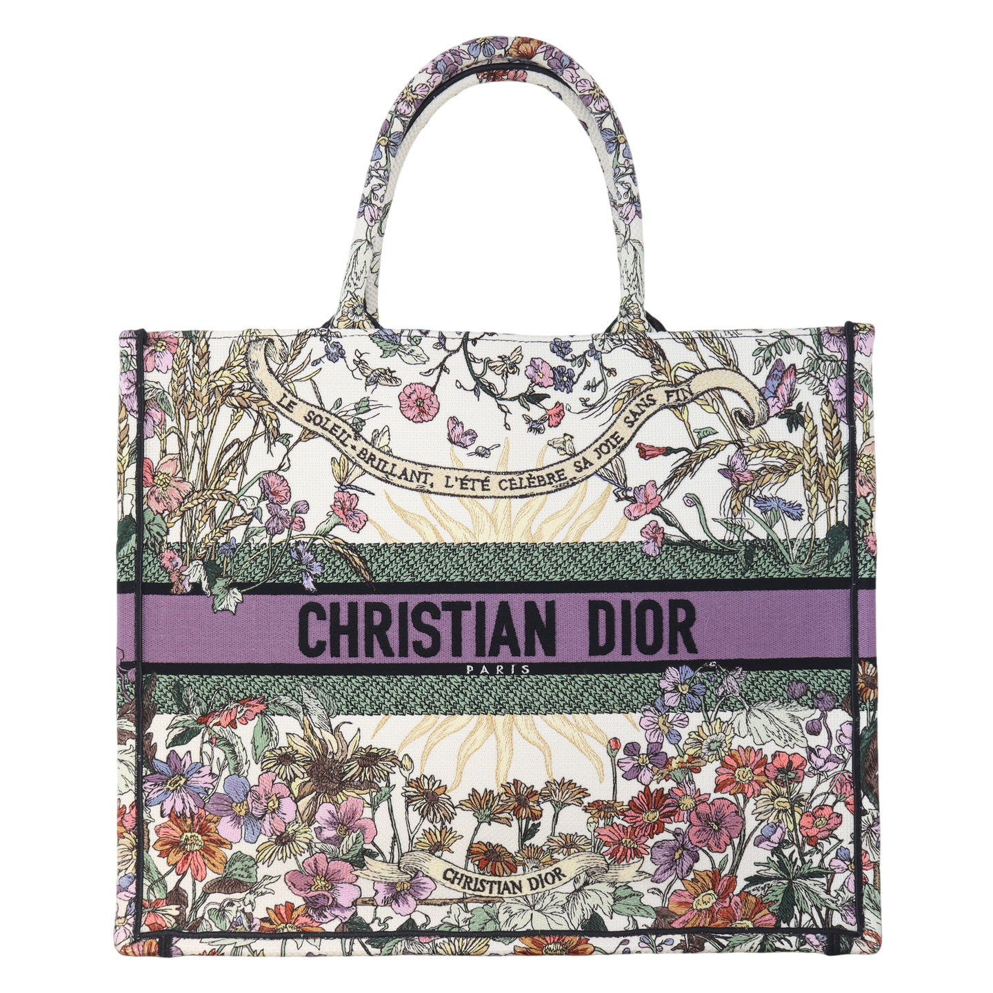 Dior Book Tote Large Floral