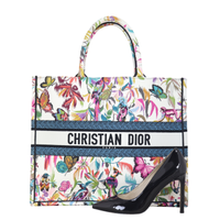 Dior Book Tote Large Butterflies