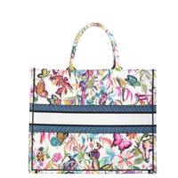 Dior Book Tote Large Butterflies