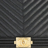 Chanel Boy Long Flap Wallet Chevron