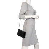 Dior Lady Dior Patent Cannage Pouch