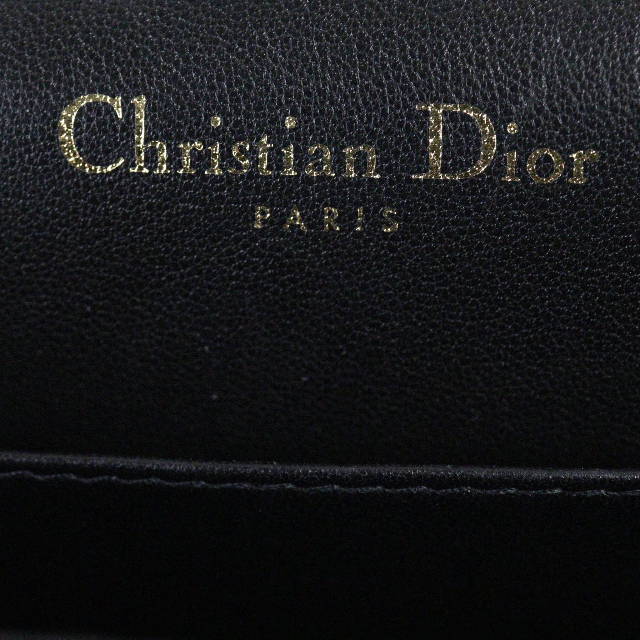 Dior Lady Dior Patent Cannage Pouch