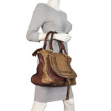 Chloe Marcie Satchel Python