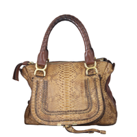 Chloe Marcie Satchel Python