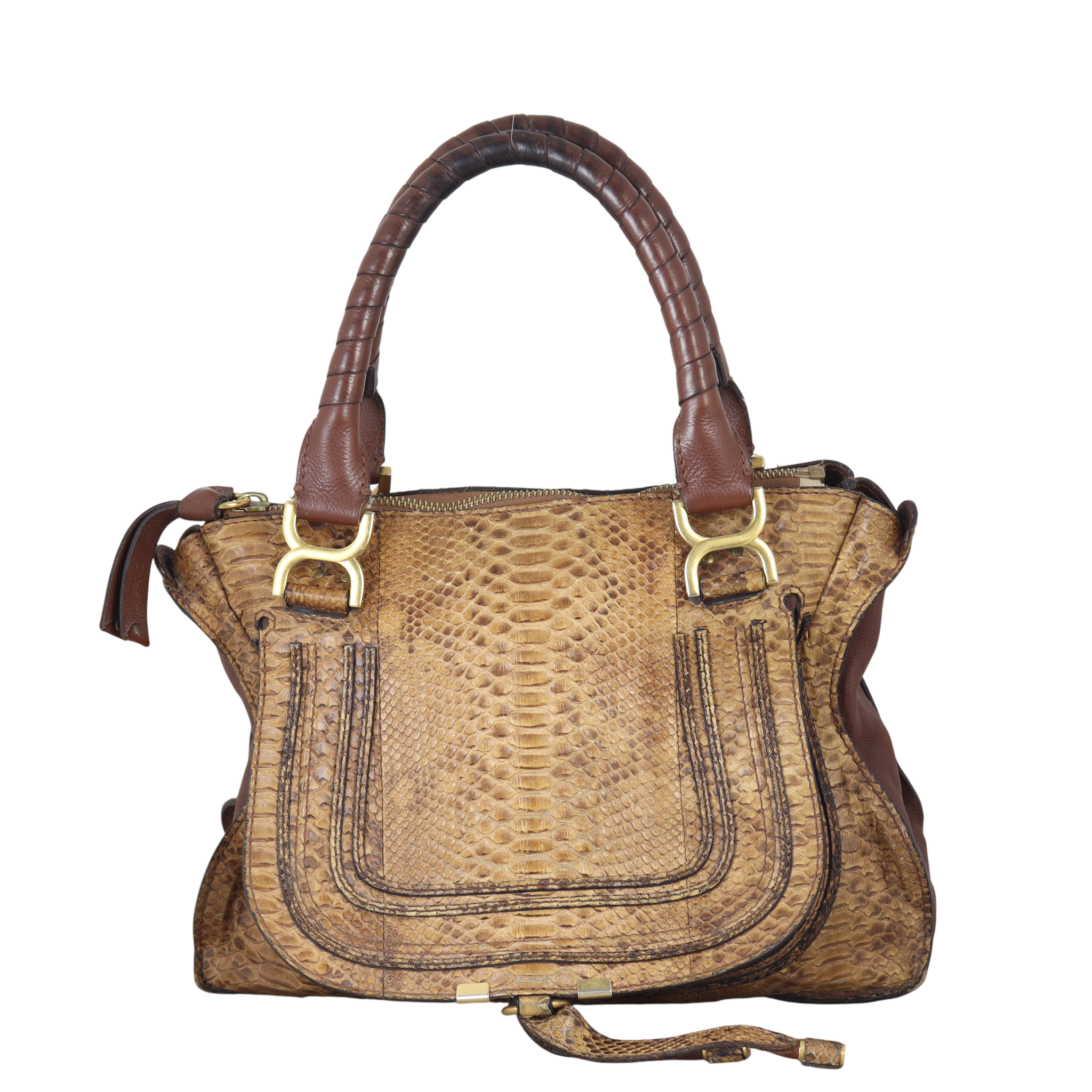 Chloe Marcie Satchel Python