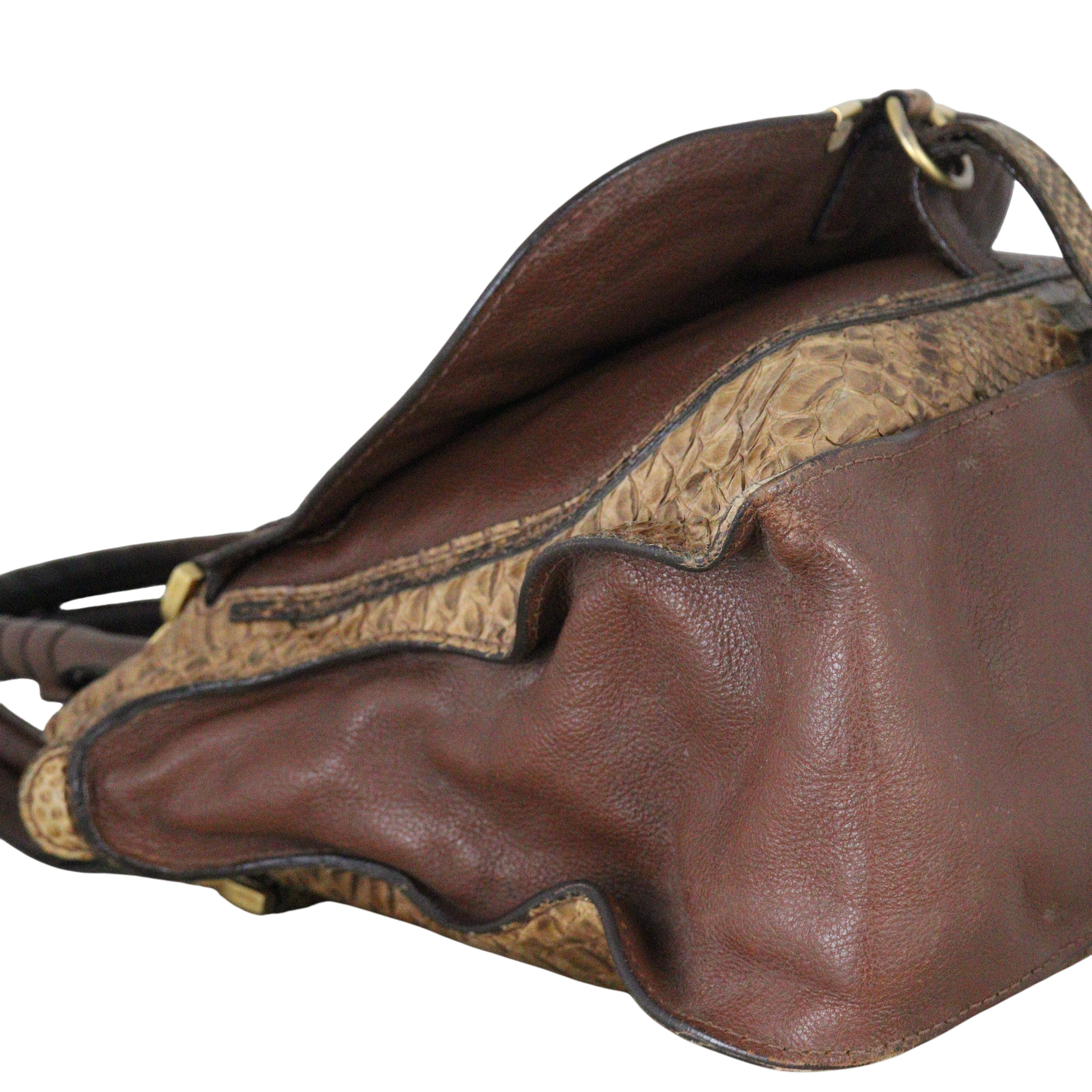 Chloe Marcie Satchel Python