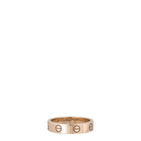 Cartier Love Ring Small 18k Rose Gold 1 Diamond