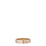 Cartier Love Ring Small 18k Rose Gold 1 Diamond