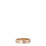 Cartier Love Ring Small 18k Rose Gold 1 Diamond