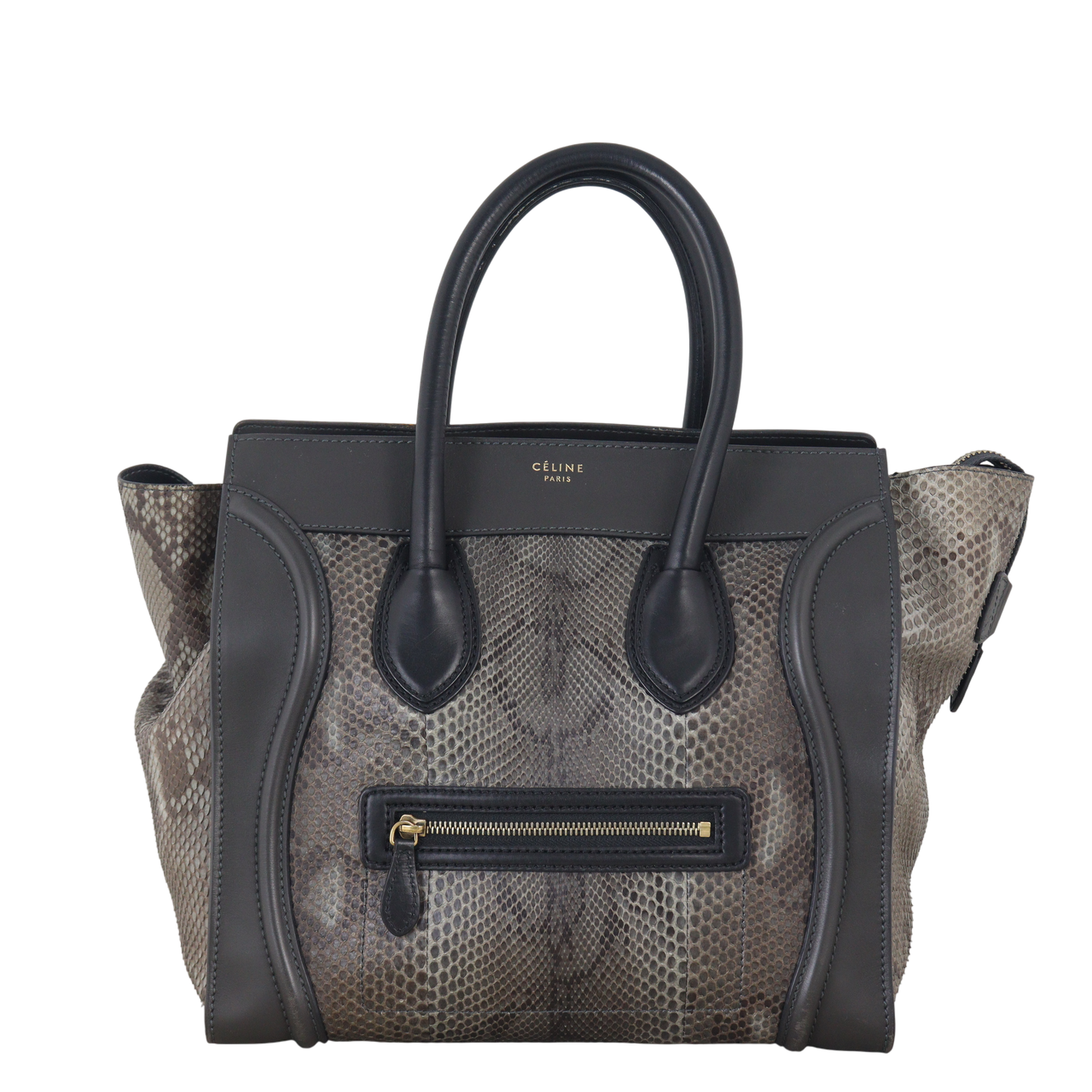 Celine Mini Luggage Tote Python