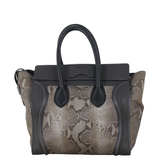 Celine Mini Luggage Tote Python