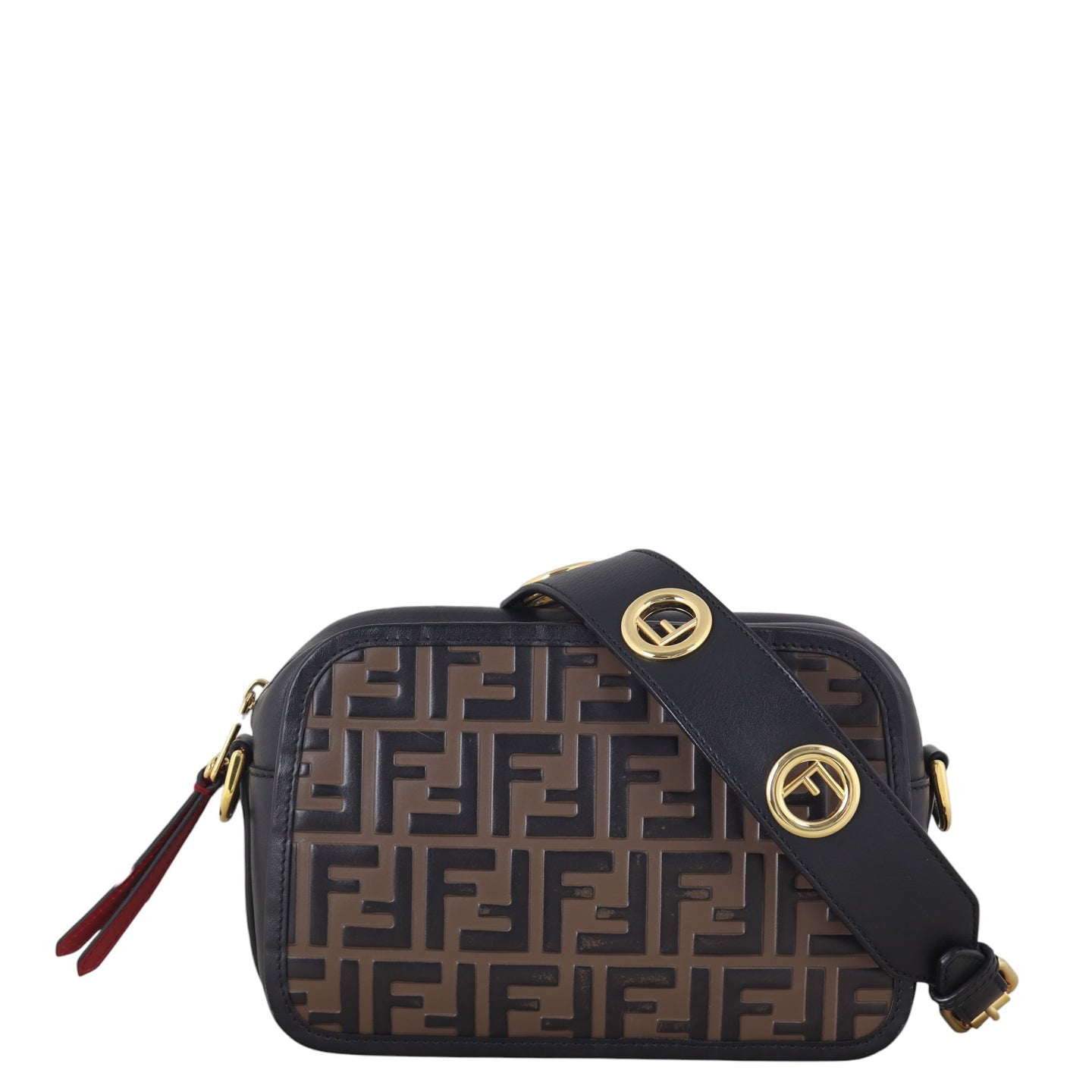 Fendi FF Embossed Camera Bag
