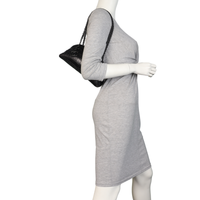 Chanel Just Mademoiselle Bowler Bag Croc Embossed Mini