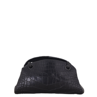Chanel Just Mademoiselle Bowler Bag Croc Embossed Mini
