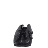 Chanel Just Mademoiselle Bowler Bag Croc Embossed Mini