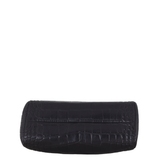 Chanel Just Mademoiselle Bowler Bag Croc Embossed Mini