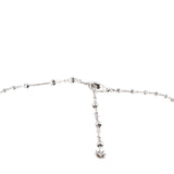 Gucci Double G Flora Diamond 18k White Gold Necklace