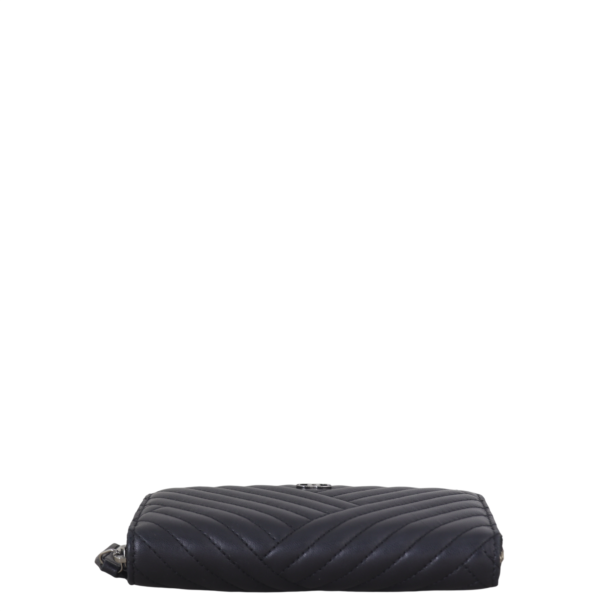 Chanel Chevron Zipped Wallet