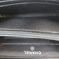 Chanel Chevron Zipped Wallet