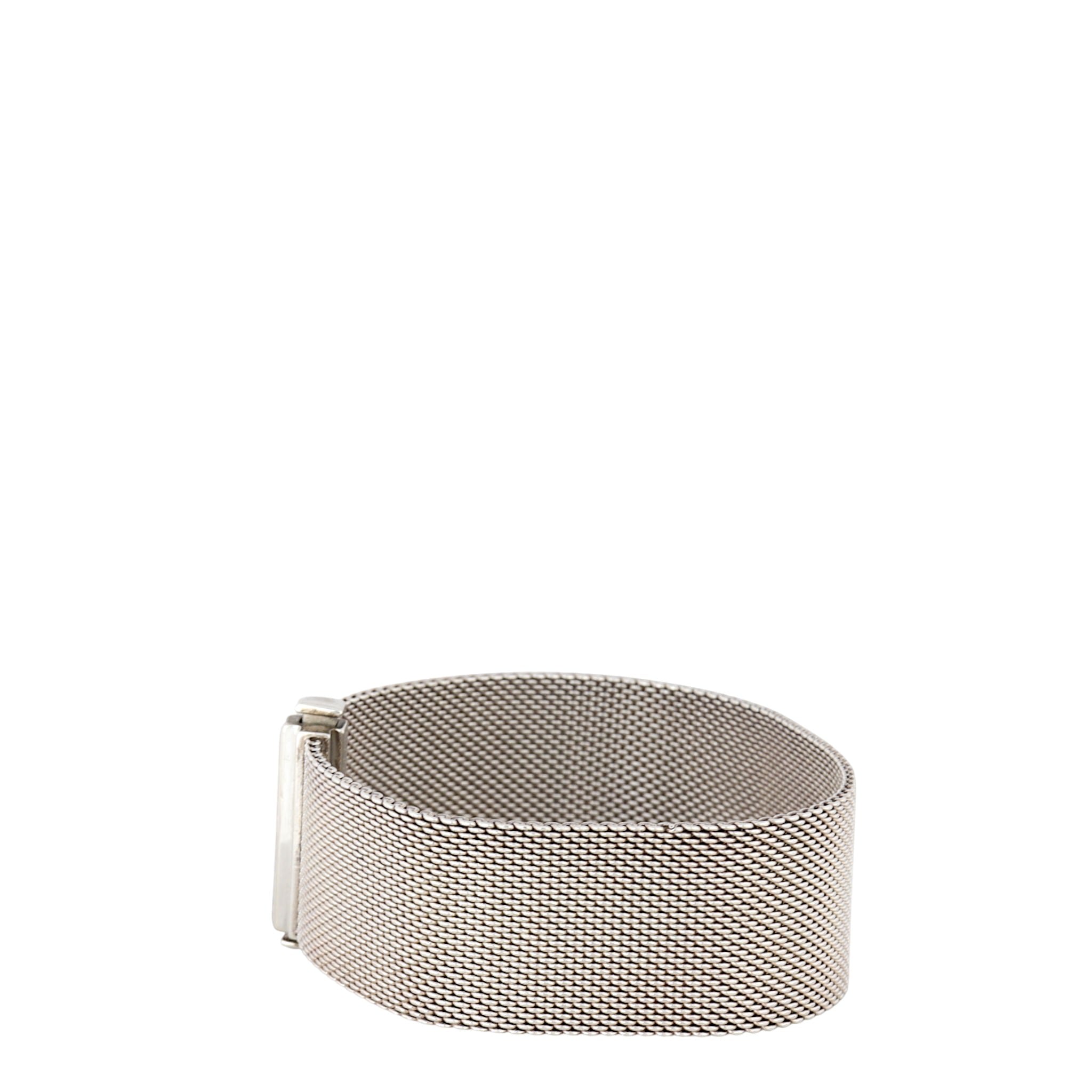 Tiffany & Co Somerset Diamond Sterling Silver Mesh Bracelet